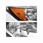 For 2012-2014 Toyota Camry Assembly Headlight Projector Housing Black Headlamp Clear Lens Left+Right