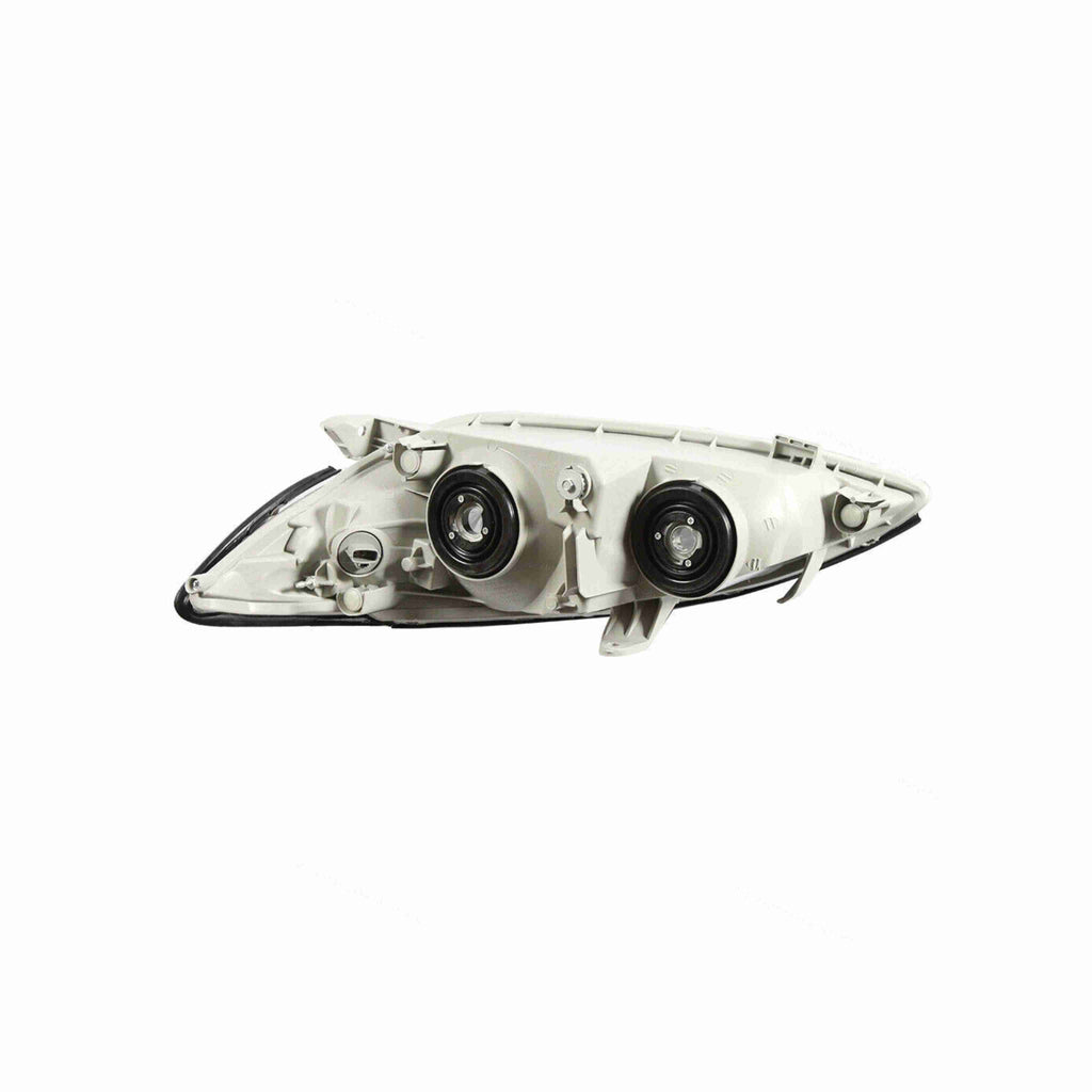 For 2002-2004 Toyota Camry Clear Lens Headlight Assembly Chrome Housing Headlamp Left+Right