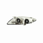 For 2002-2004 Toyota Camry Clear Lens Headlight Assembly Chrome Housing Headlamp Left+Right