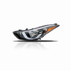 For 2014-2016 Hyundai Elantra Housing Black Headlamp Assembly Clear Lens Headlight Left+Right