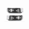 For 2014-2020 Toyota 4Runner Limited Fog Light Lamp Chrome Black Left+Right