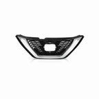 For 2020-2022 Nissan Rogue Qashqai Sport Front Upper Grille Black&Chrome Grill Mesh Style