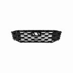 For 2021-2023 Hyundai Santa Fe Front Upper Bumper Grille Assembly Black Grill