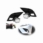 For 2018-2020 Toyota Camry SE XSE LED Fog Light Lamp Set Switch+Wires+Relay