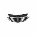 For 2018-2021 Chevrolet Equinox Front Bumper Upper Grille Black & Chrome Grill