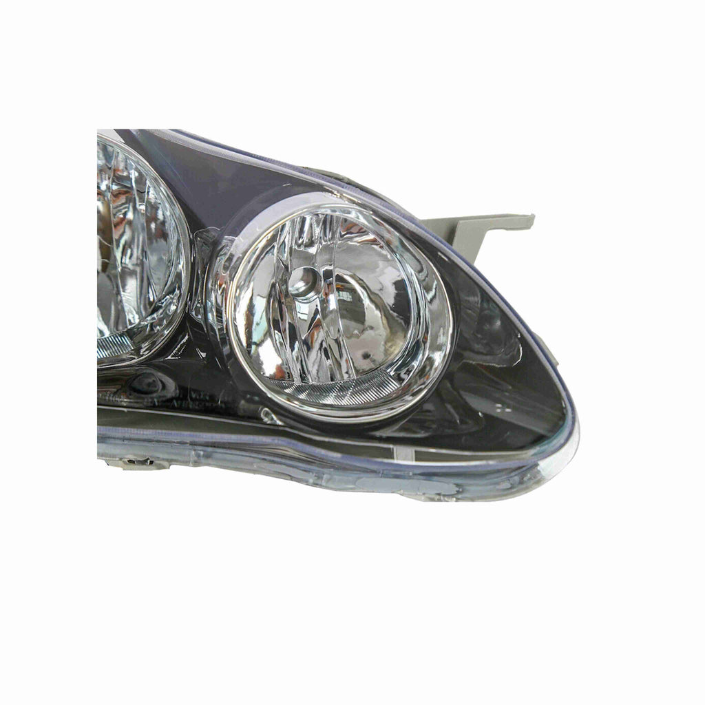 For 2003-2008 Toyota Corolla Clear Headlight Housing Black Headlamps Left+Right