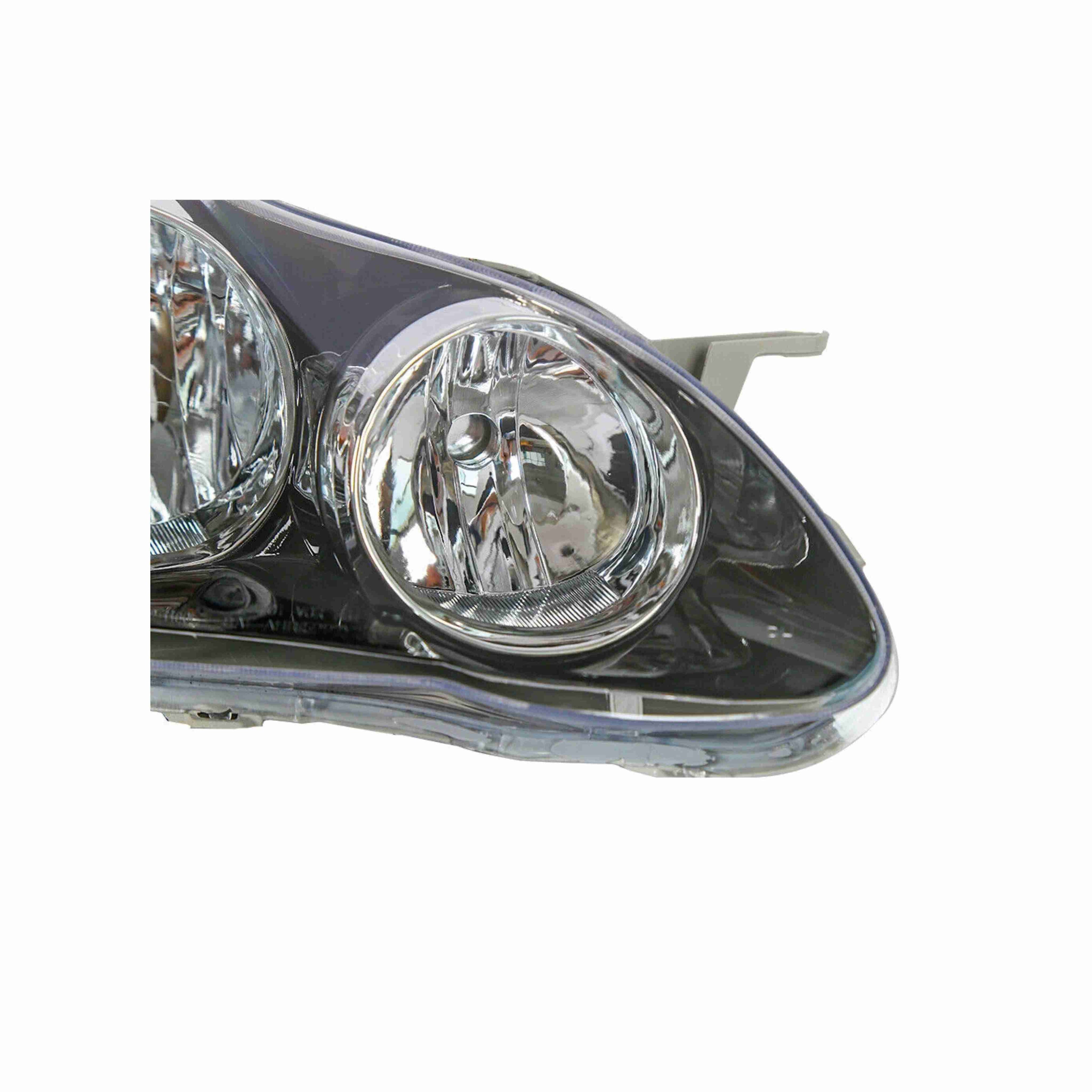 For 2003-2008 Toyota Corolla Clear Headlight Housing Black Headlamps Left+Right