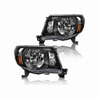 For 2005-2011 Toyota Tacoma Headlights Housing Black TRD Style Left+Right Set