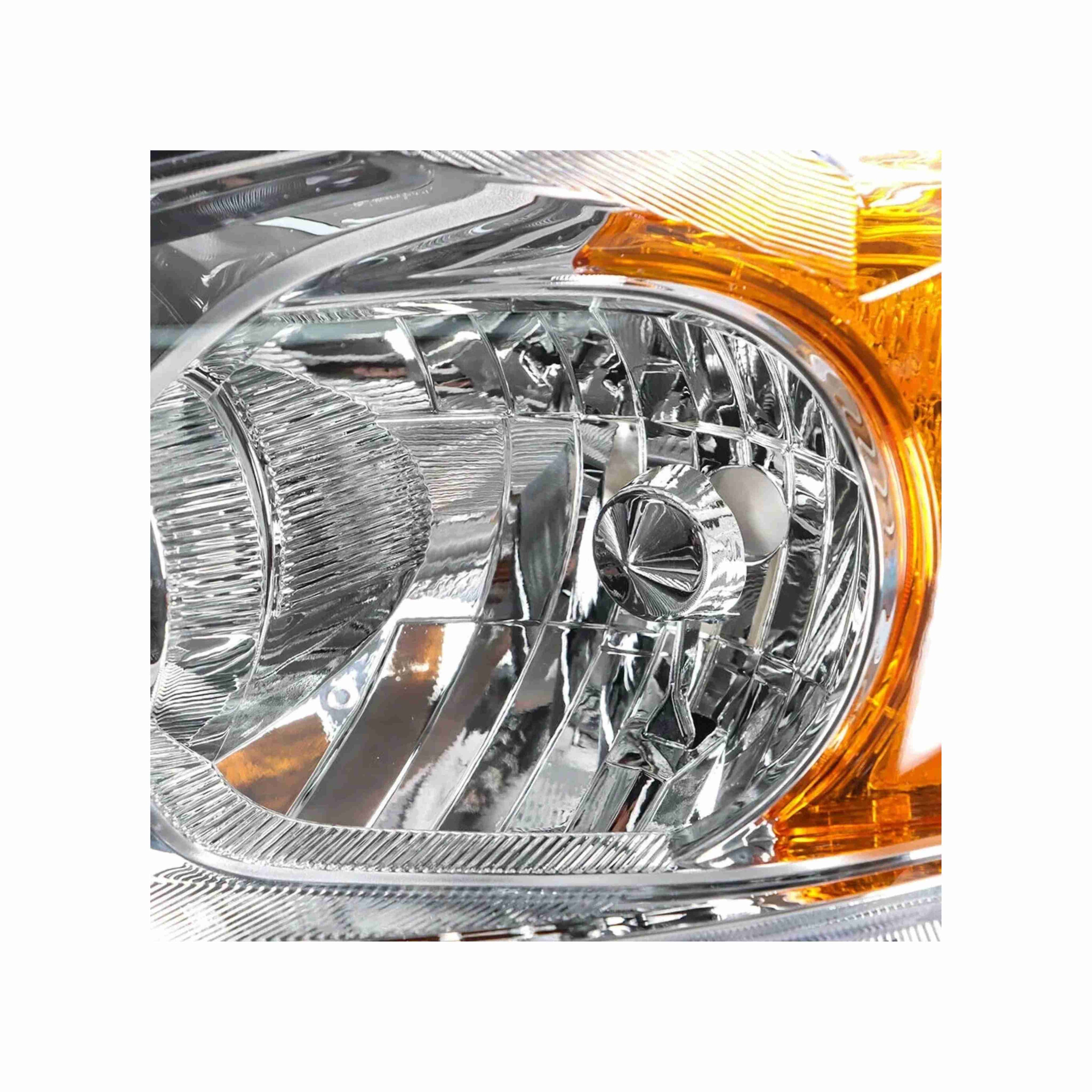 For 2009-2012 Toyota RAV4 Sport Chrome Headlamps Halogen Headlights Left+Right