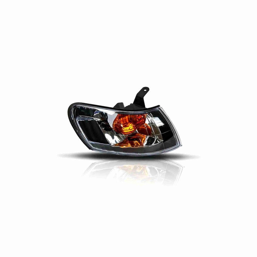 For 1993-1997 Toyota Corolla Headlights Housing Black Headlamp+Corner Left+Right