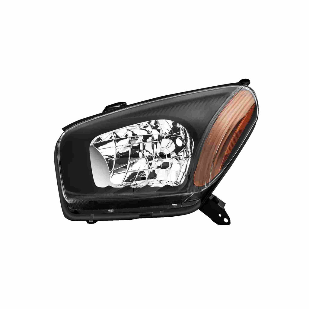 For 2001-2003 Toyota RAV4 Sport Clear Headlights Black Headlamps Set Left+Right