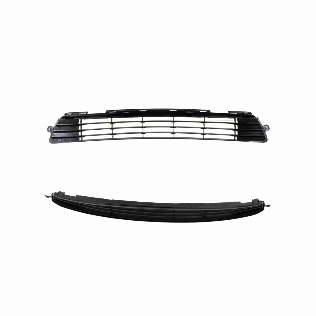For 2011-2013 Toyota Corolla Front Lower Bumper Grille Center Grill Black Horizontal