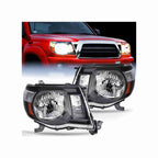 For 2005-2011 Toyota Tacoma Headlights Housing Black TRD Style Left+Right Set