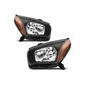 For 2001-2003 Toyota RAV4 Sport Clear Headlights Black Headlamps Set Left+Right