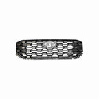 For 2021-2023 Hyundai Santa Fe Front Upper Bumper Grille Assembly Black Grill