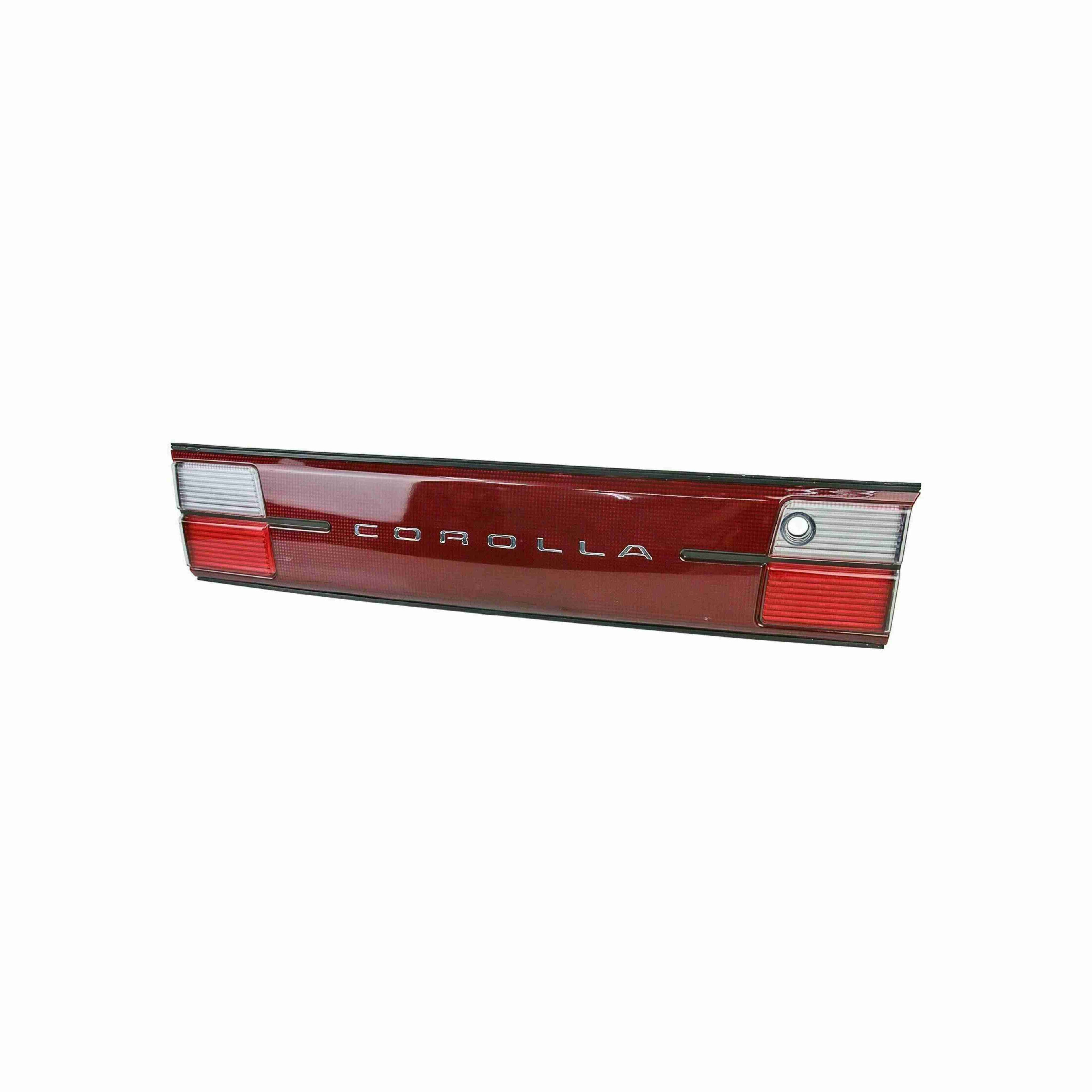 For 1993-1997 Toyota Corolla AE102 AE100 JDM Taillight Trunk Finish Center Panel Red and Chrome
