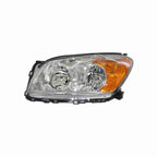 For 2009-2012 Toyota RAV4 Sport Chrome Headlamps Halogen Headlights Left+Right