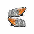 For 2009-2012 Toyota RAV4 Sport Chrome Headlamps Halogen Headlights Left+Right