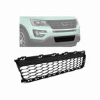 For 2016-2018 Ford Explorer Front Bumper Lower Grille Honeycomb Black Grill Mesh