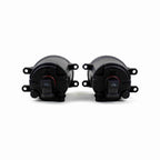 For 2012-2014 Toyota Yaris Hatchback Fog Light Lamp Chrome Housing Left+Right