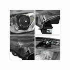 For 2016-2021 Honda Civic Led Light Housing Black Headlamp Clear Lens Headlight Halogen Left+Right