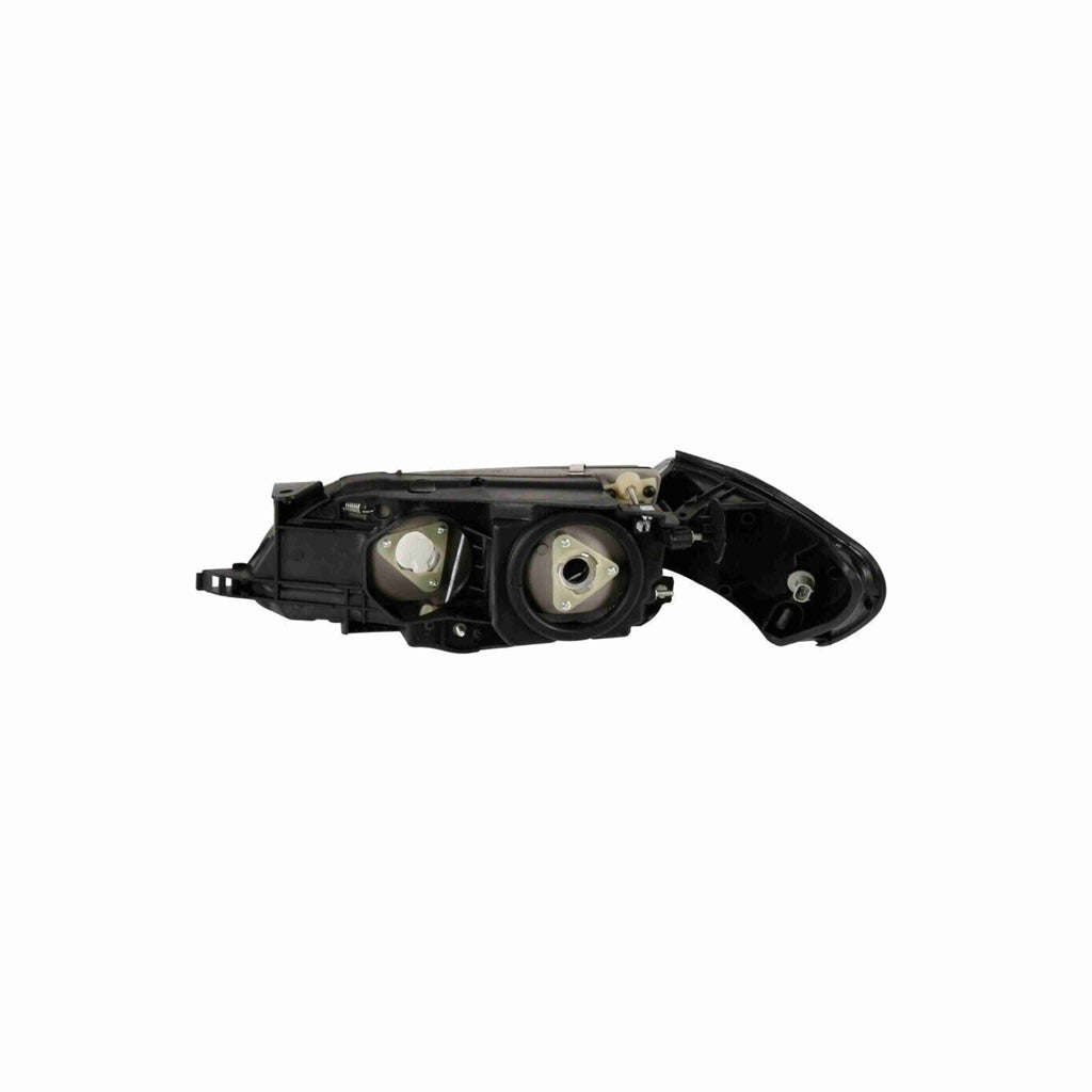 For 1993-1997 Toyota Corolla DX Clear Headlight Black Lamp+Corner Left+Right Set