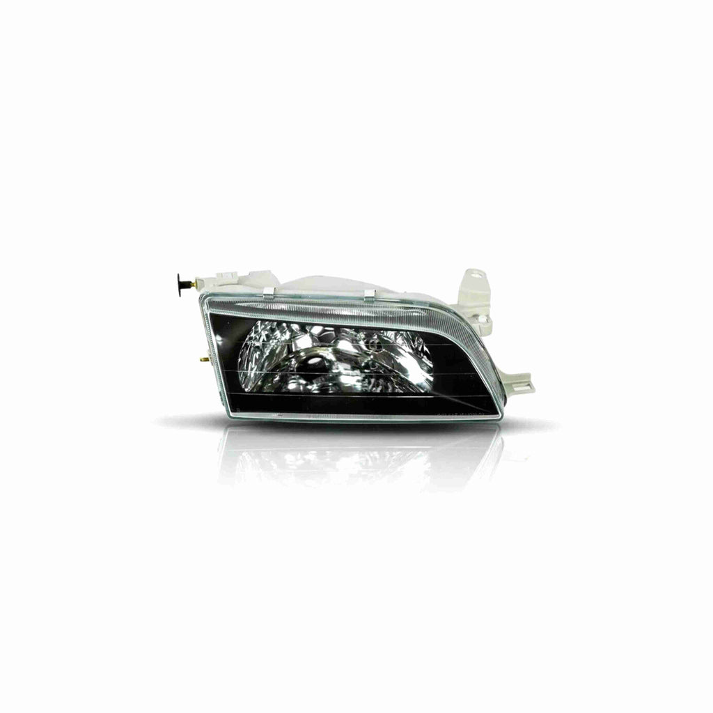 For 1993-1997 Toyota Corolla Headlights Housing Black Headlamp+Corner Left+Right