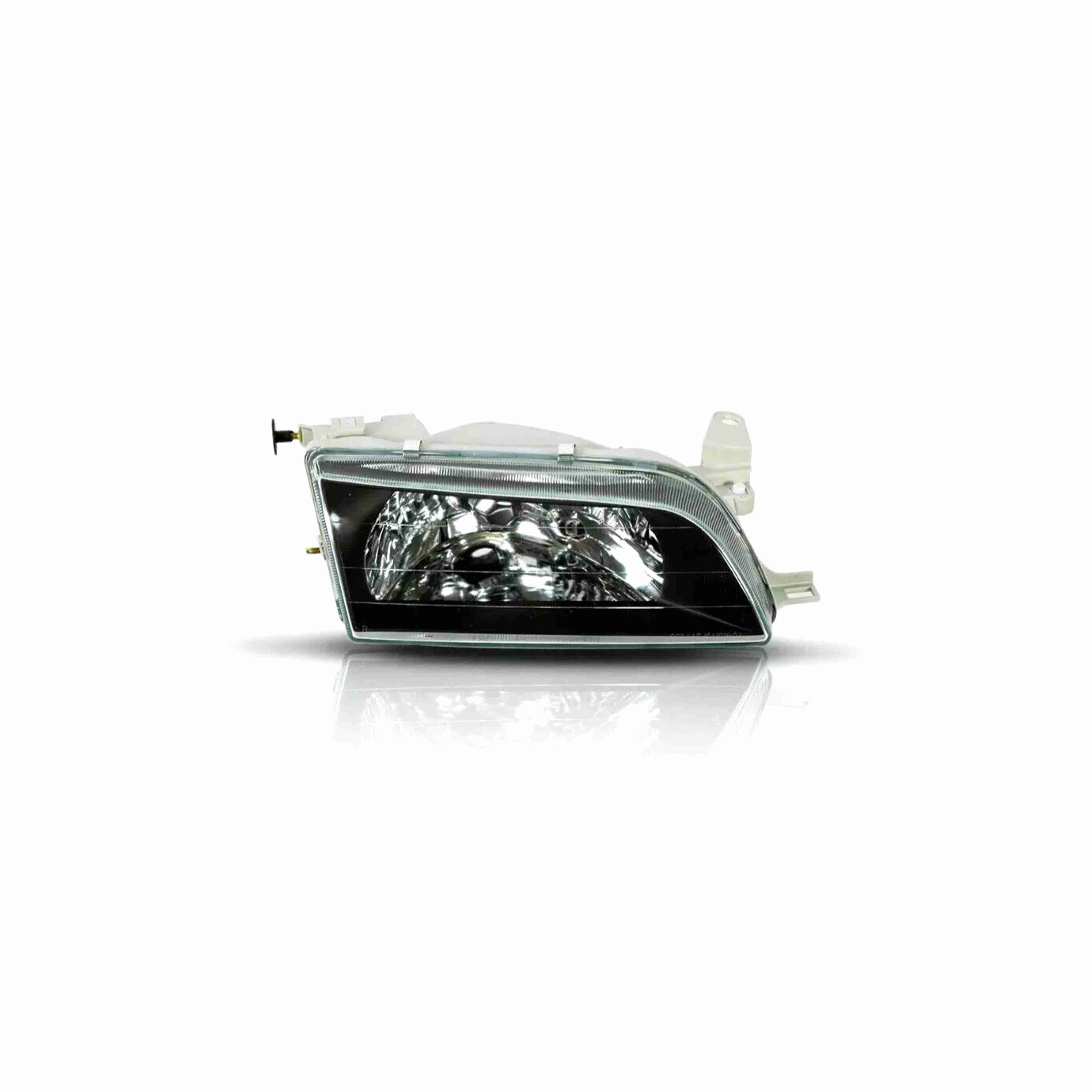 For 1993-1997 Toyota Corolla Headlights Housing Black Headlamp+Corner Left+Right