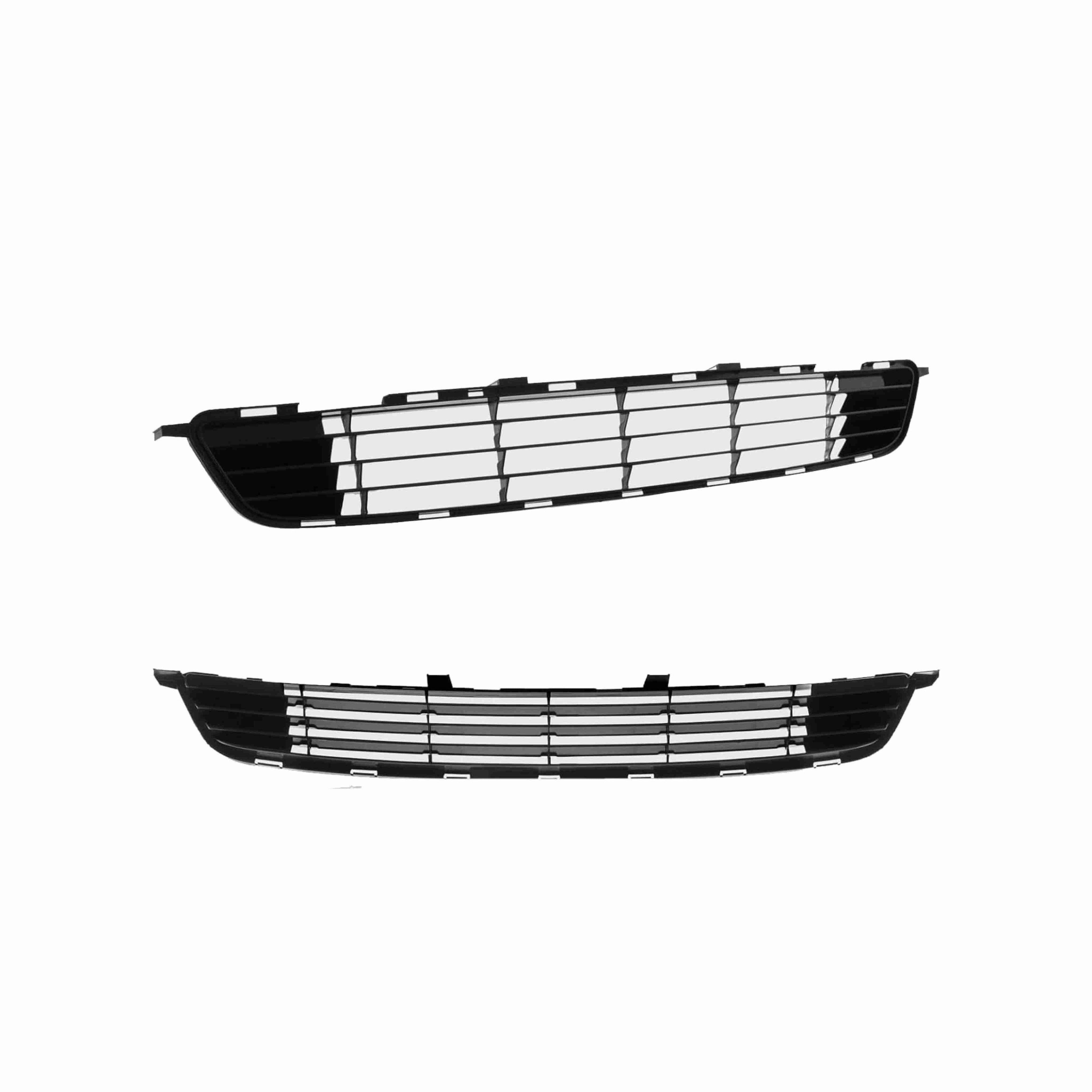 For 2009-2010 Toyota Corolla Front Lower Bumper Grille Textured Black Plastic