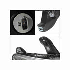 For 2011-2020 Toyota Sienna Clear Lens Headlights Housing Chrome Headlamps Pair Set Left+Right