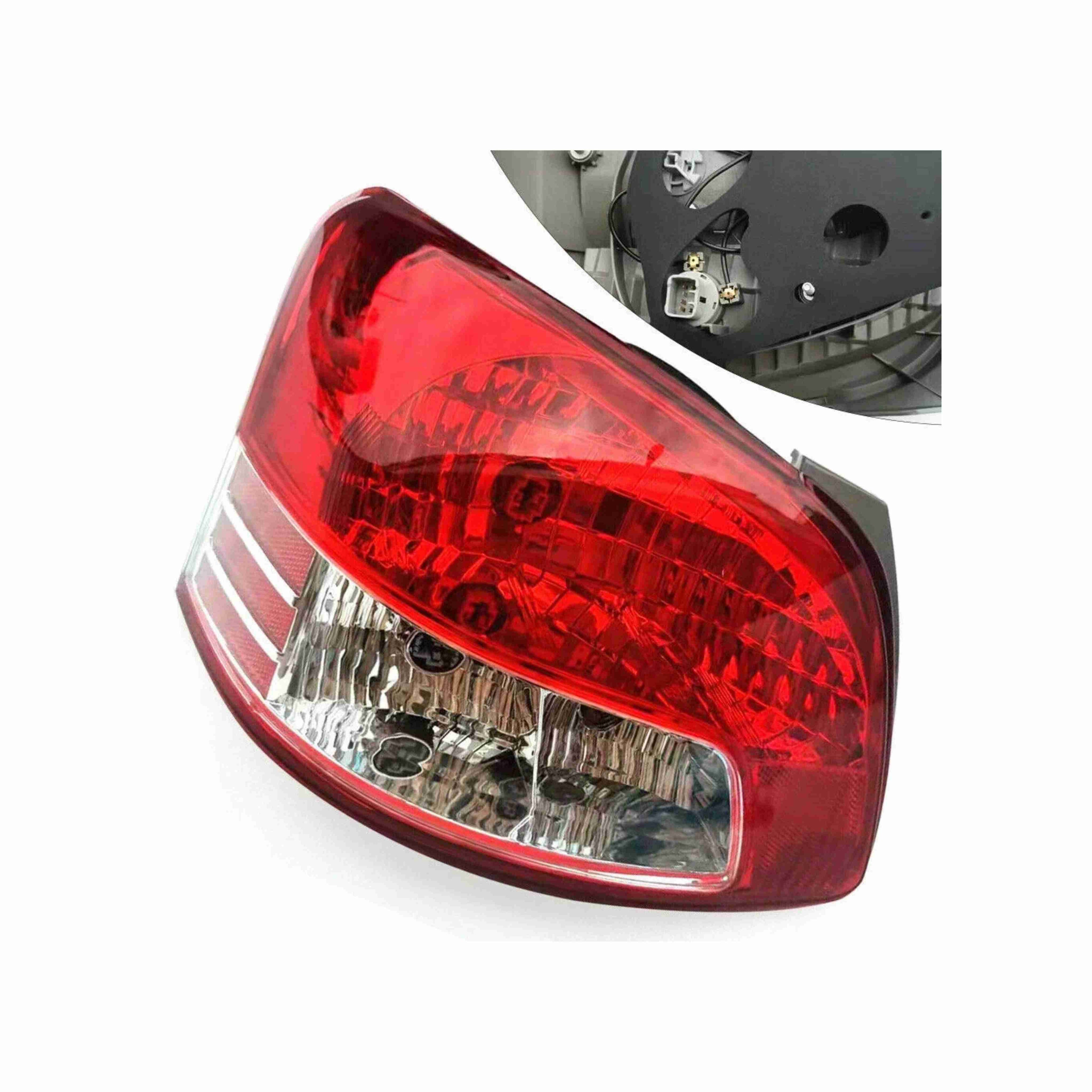 For 2007-2012 Toyota Yaris Sedan Tail Lights Rear Lamps Brake Set Left+Right