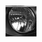 For 2004-2008 Ford F-150 06-08 Mark LT Clear Lens Assembly Headlights Black Housing Amber Corner Left+Right