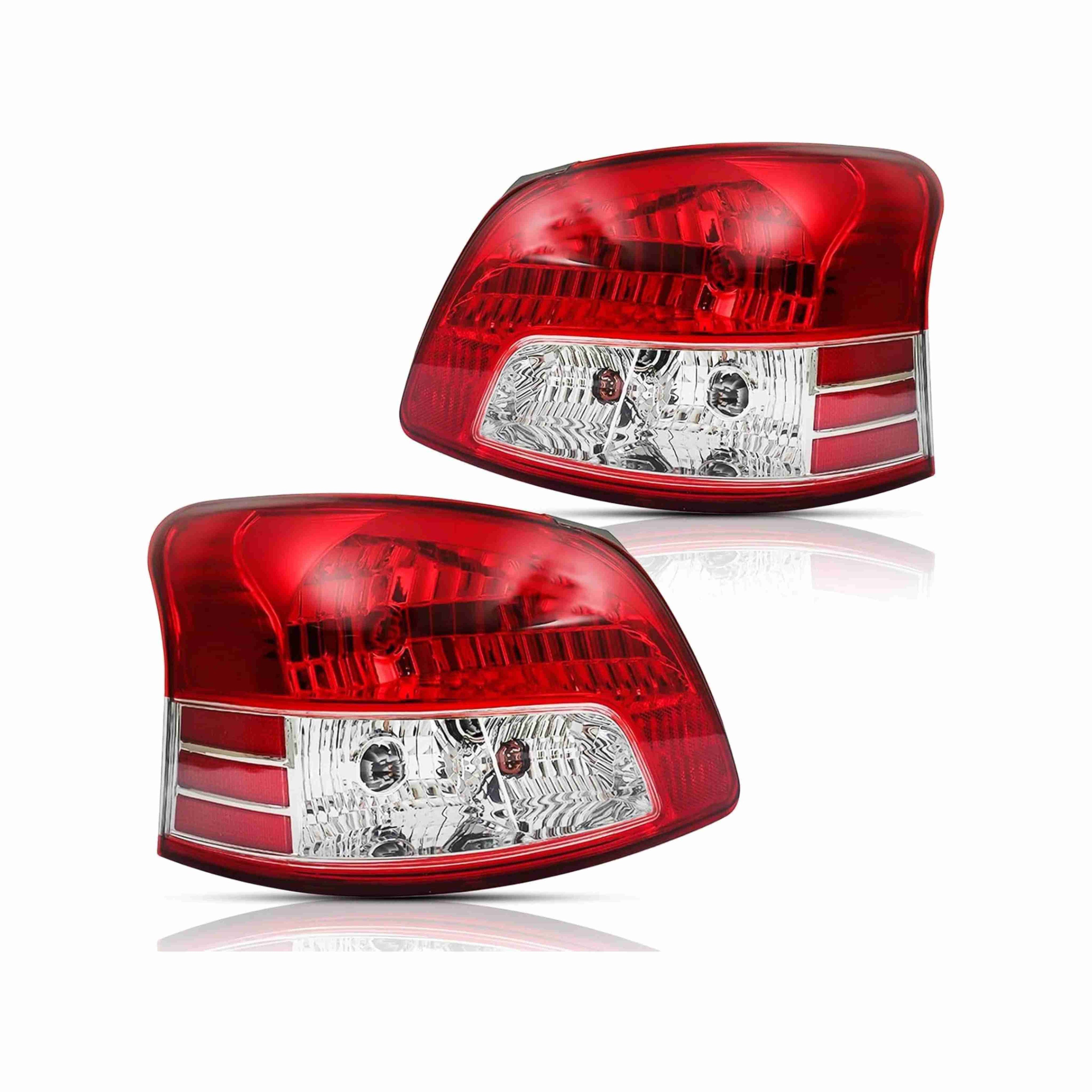 For 2007-2012 Toyota Yaris Sedan Tail Lights Rear Lamps Brake Set Left+Right