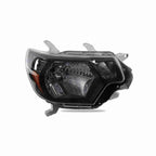 For 2012-2015 Toyota Tacoma Black Headlamp Clear Lens Headlight Left+Right