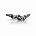 For 2014-2016 Hyundai Elantra Housing Black Headlamp Assembly Clear Lens Headlight Left+Right