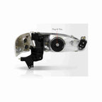 For 1998-2000 Toyota Corolla Black Housing Headlamp Clear Headlight Left+Right