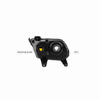 For 2010-2014 Ford Mustang Black Housing Headlight Chrome Corner Lamp Left+Right