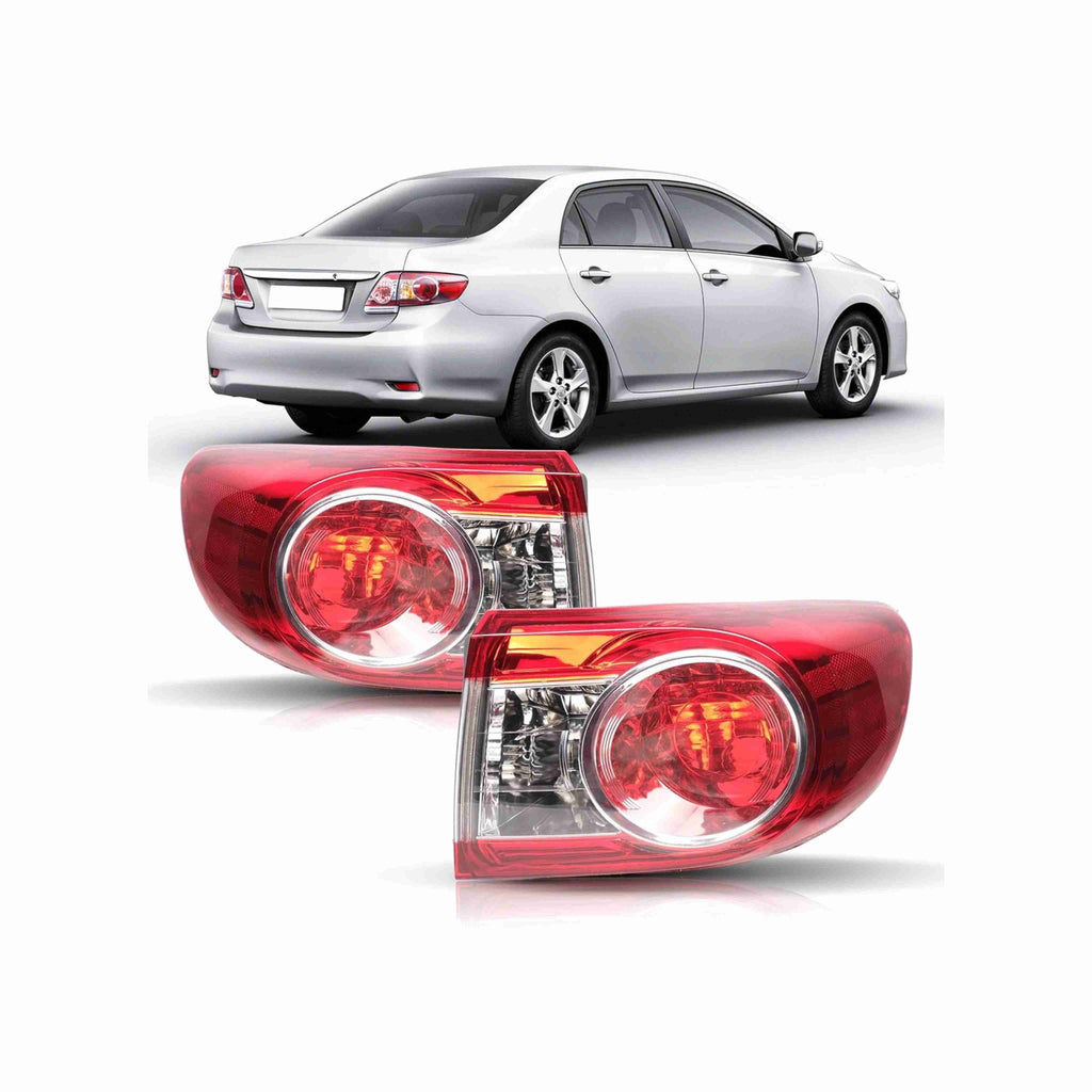 For 2011-2013 Toyota Corolla Outer Brake Light Tail Light Lamp Set Left+Right