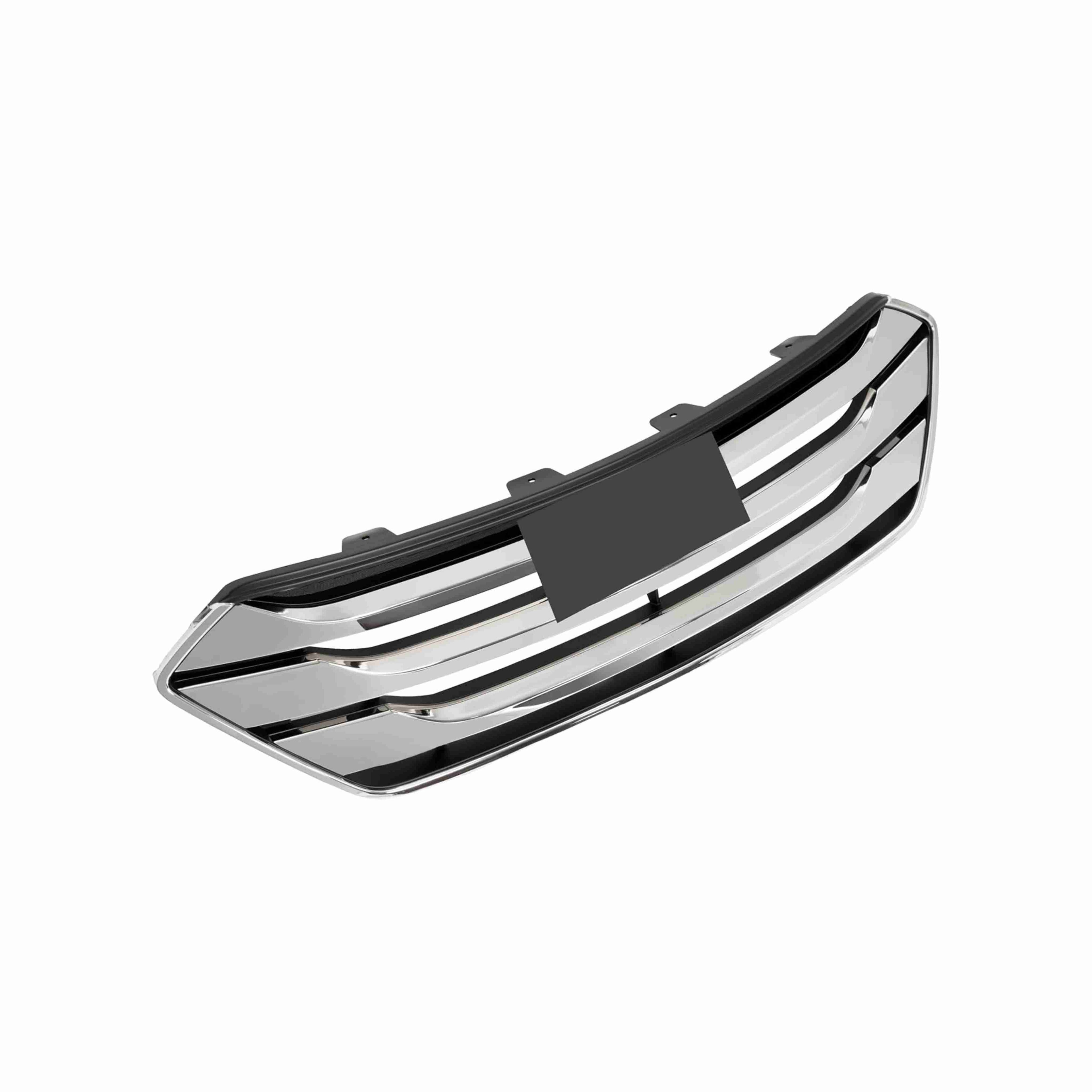 For 2013-2016 Hyundai Santa Fe Sport Style Front Upper Grille Black+Chrome Grill