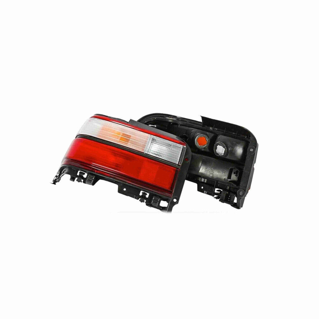 For 1993-1997 Toyota Corolla Tail Light Rear Lamp Clear Red JDM Style Left+Right