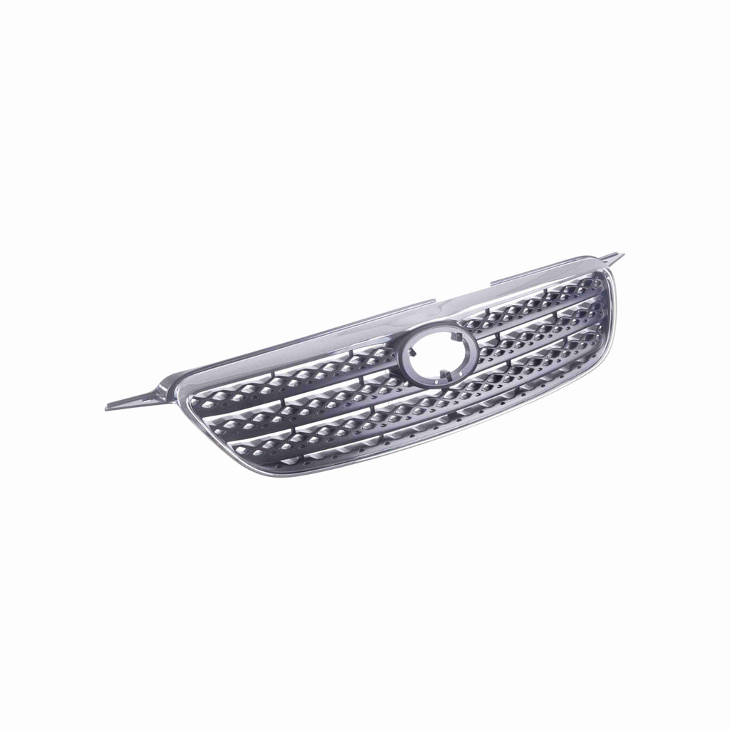 For 2005-2008 Toyota Corolla Chrome Shell With Dark Gray Front Bumper Grille Insert Assembly