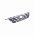 For 2005-2008 Toyota Corolla Chrome Shell With Dark Gray Front Bumper Grille Insert Assembly