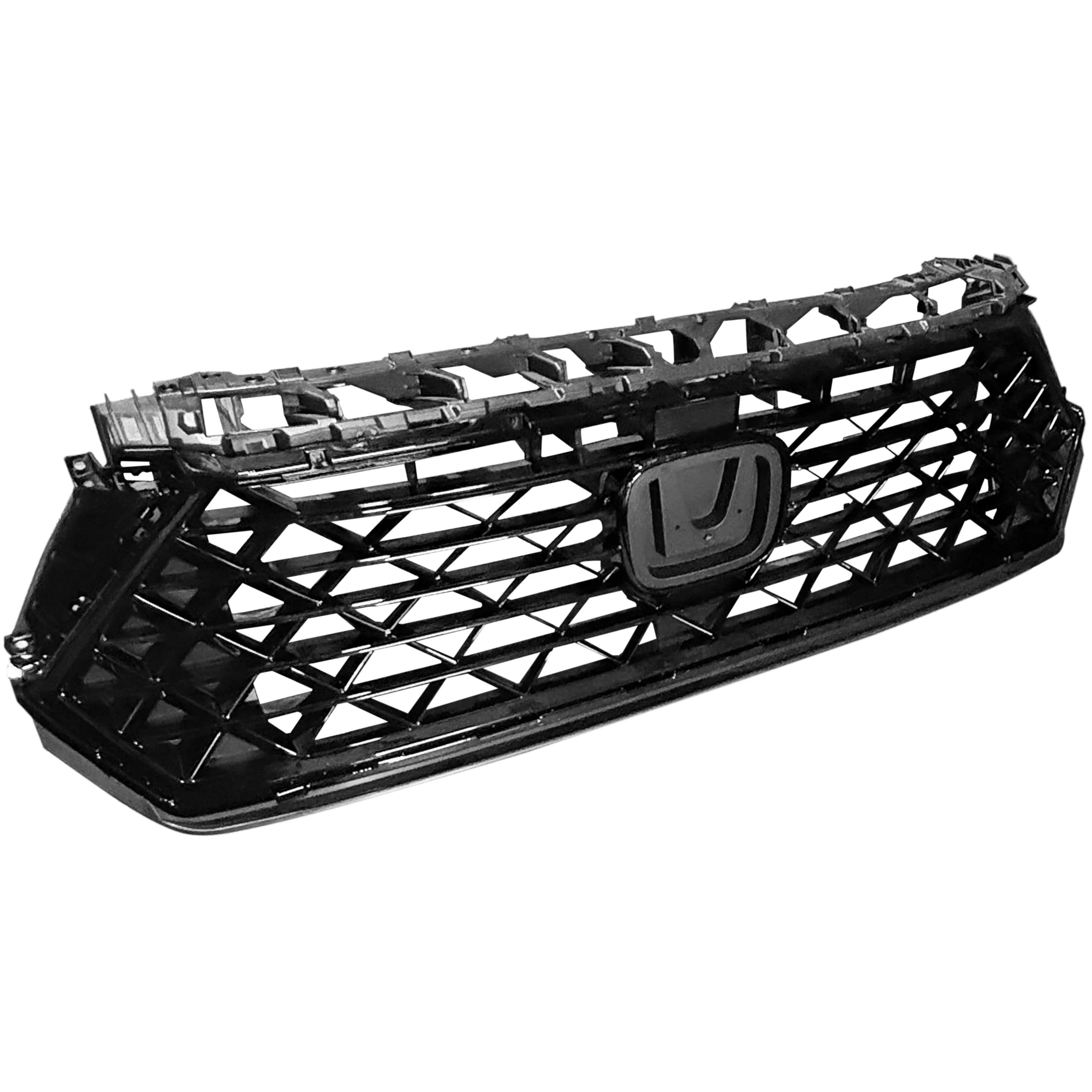 For 2023-2025 Honda Accord Front Bumper Body Kit Assembly Front Bumper Cover, Grille, Lower Lip & Air Deflector Complete Replacement Kit